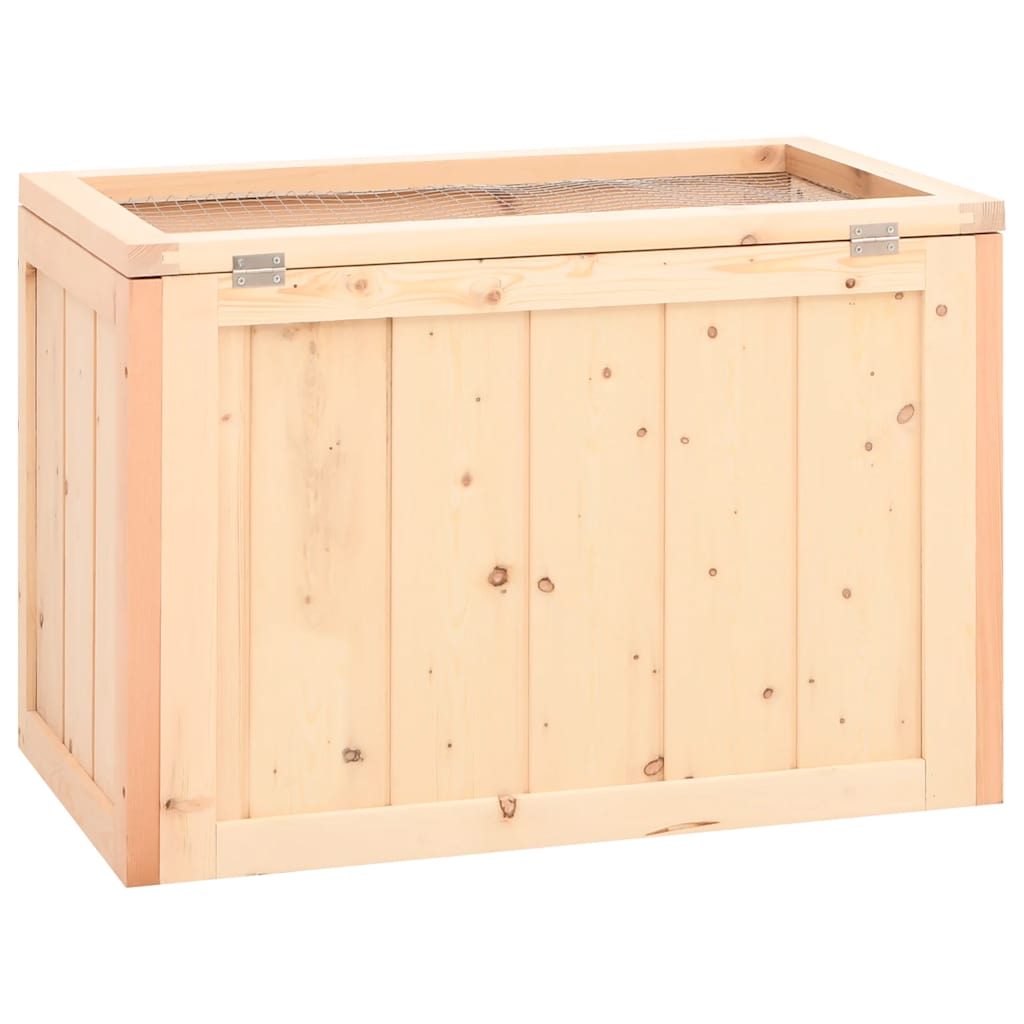 Hamster Cage 60x35.5x42 cm Solid Fir Wood