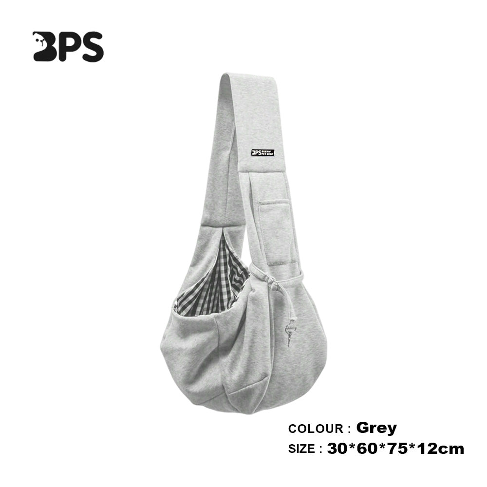 Comfortable Cotton Dog Bag Pet Out Crossbody Shoulder Bag Outdoor Travel Portable Cat Puppy Sling Bag Pet Carrying Supplies