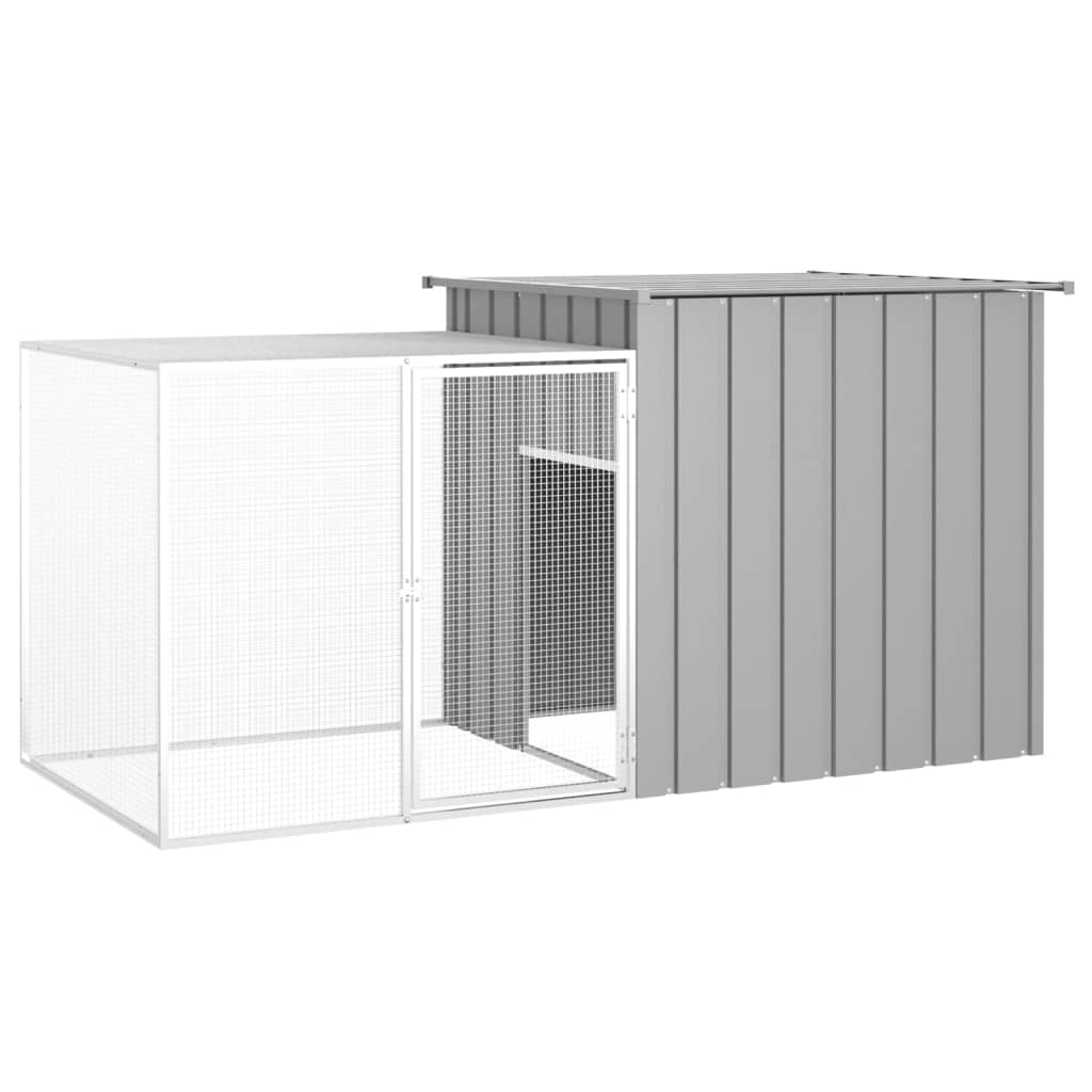 Rabbit Cage Anthracite 200x Galvanized   Rabbit Cage 200x