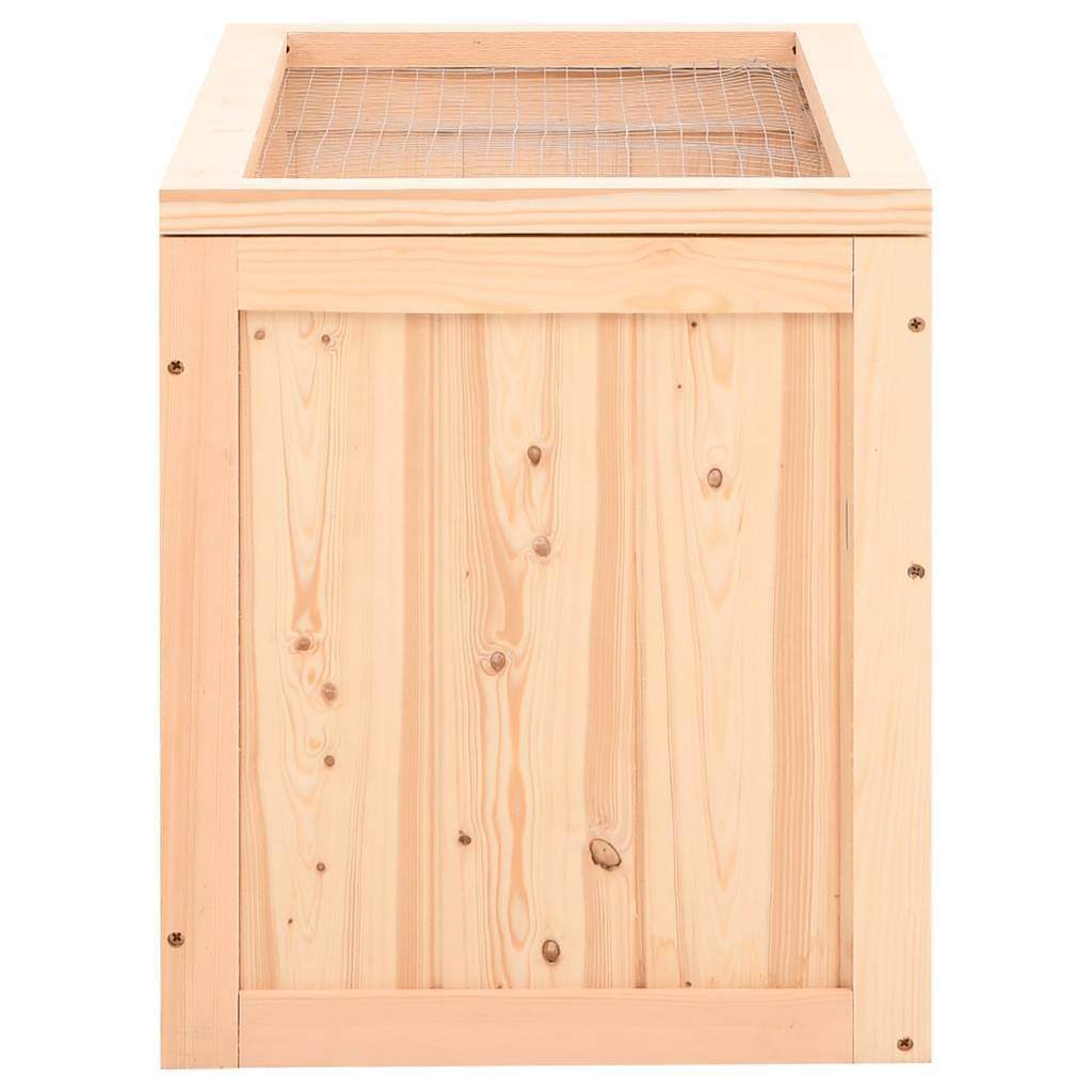 Hamster Cage 60x35.5x42 cm Solid Fir Wood