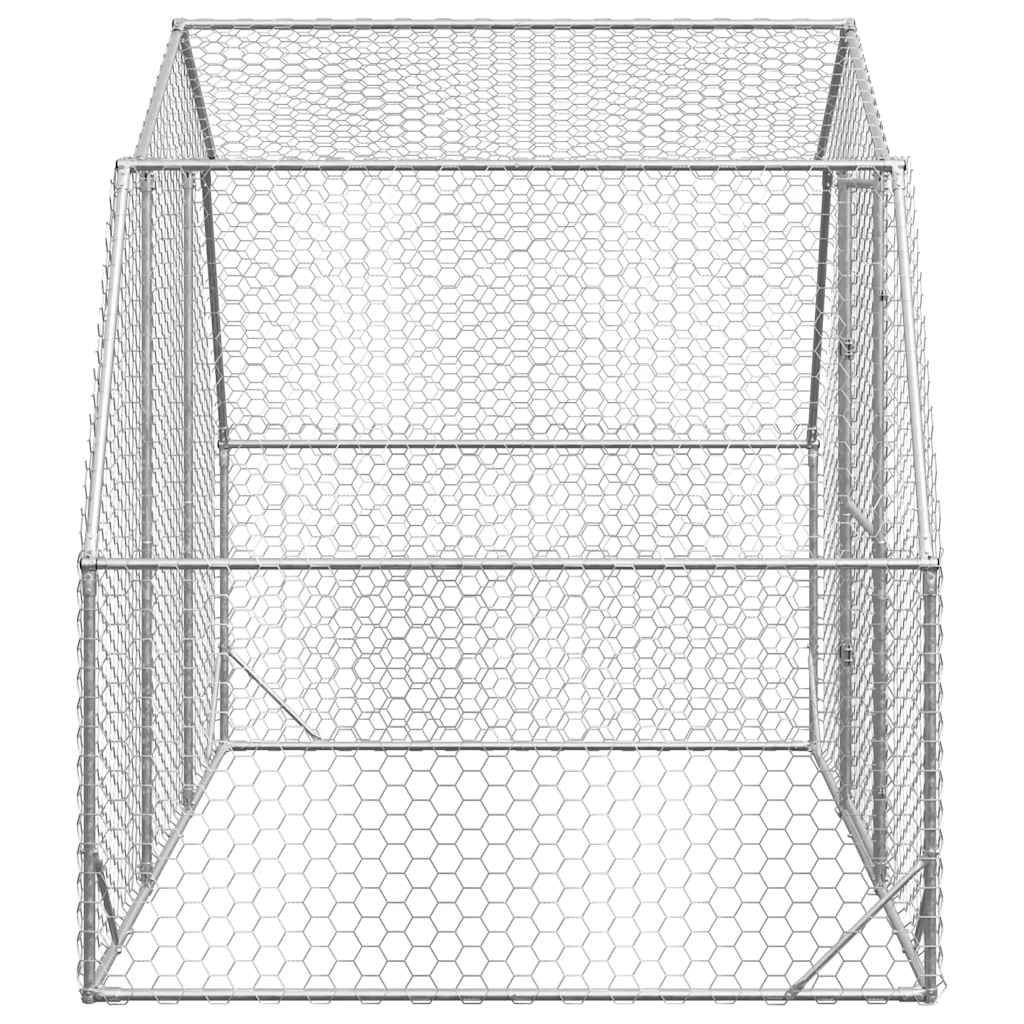 Chicken Coop 2.5x2x2.25 m Galvanized   Chicken Coop with