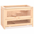 Hamster Cage 60x35.5x42 cm Solid Fir Wood