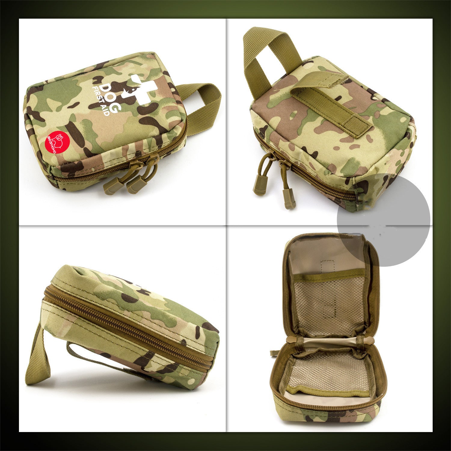 Outdoor Camouflage Multifunctional Dog First-aid Appliance
