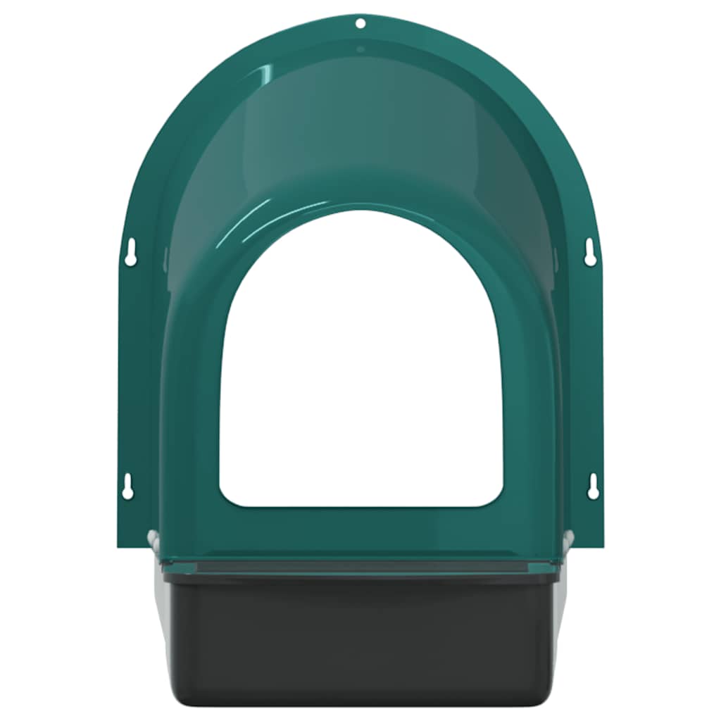 Chicken Nesting Boxes, 4 pcs., Wall-Mounted, Dark Green, Plastic