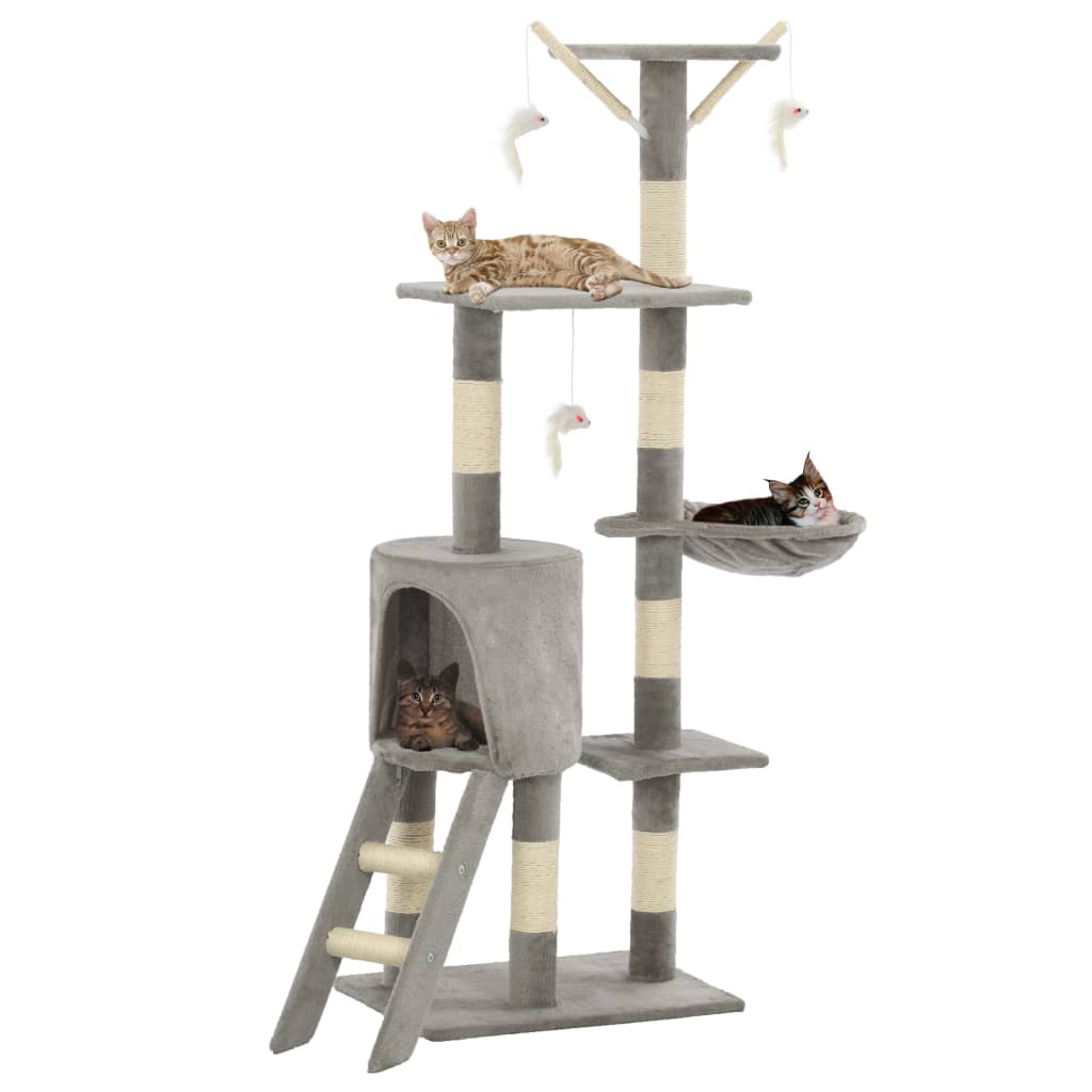 Cat Scratching Post with Sisal Posts 138 cm   Cat Scratching Post