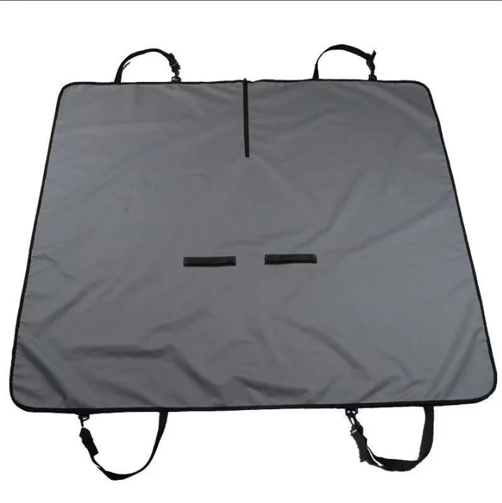 Extra Large Car Cushion, Portable Protective Pad With 4 Handles, Foldable Travel Gadget, Interior Dirt-resistant Mat, Waterproof, Universal For Dogs In The Back Seat.