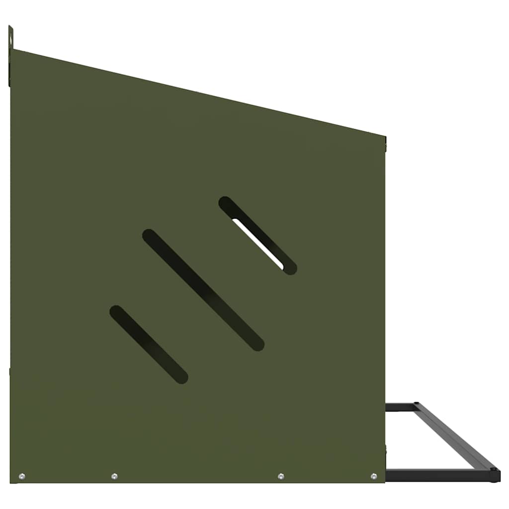 Chicken Nesting Box with 3 Compartments Olive Green   Chicken Nesting Box