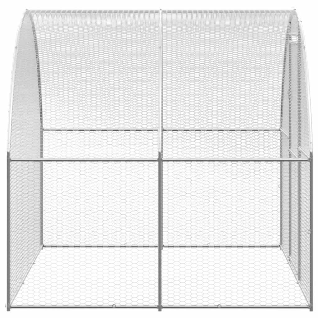 Outdoor Chicken Coop 3x2x2 m Galvanized