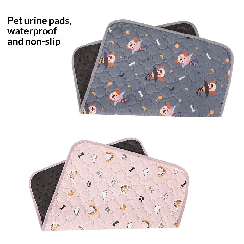 Breathable Absorbent Dog Training Pads Are Machine-washable Non-slip And Designed To Prevent Accidents