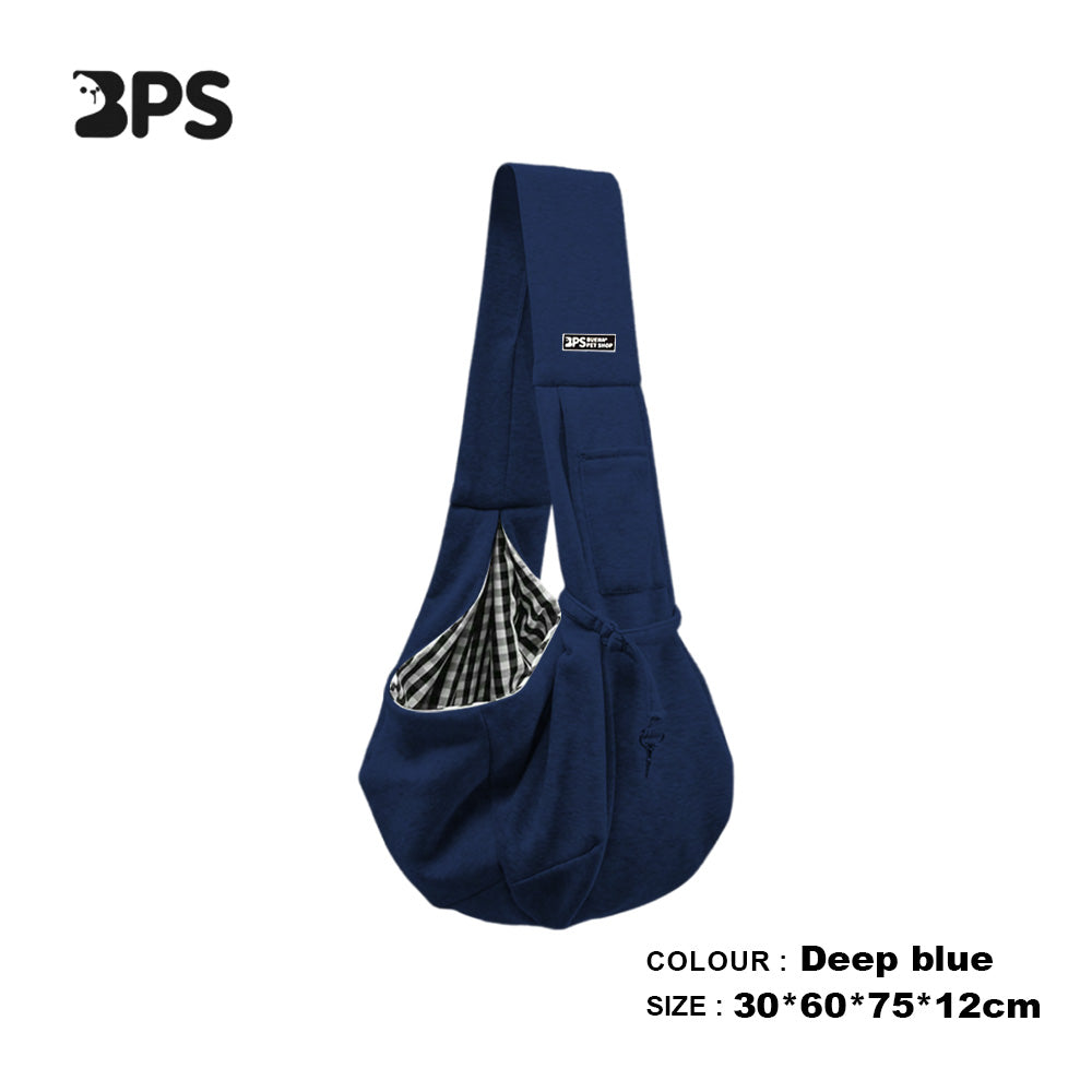 Comfortable Cotton Dog Bag Pet Out Crossbody Shoulder Bag Outdoor Travel Portable Cat Puppy Sling Bag Pet Carrying Supplies