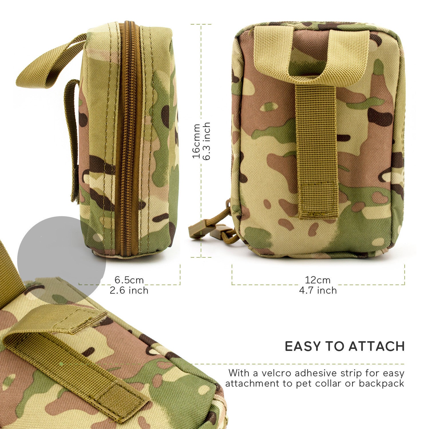 Outdoor Camouflage Multifunctional Dog First-aid Appliance