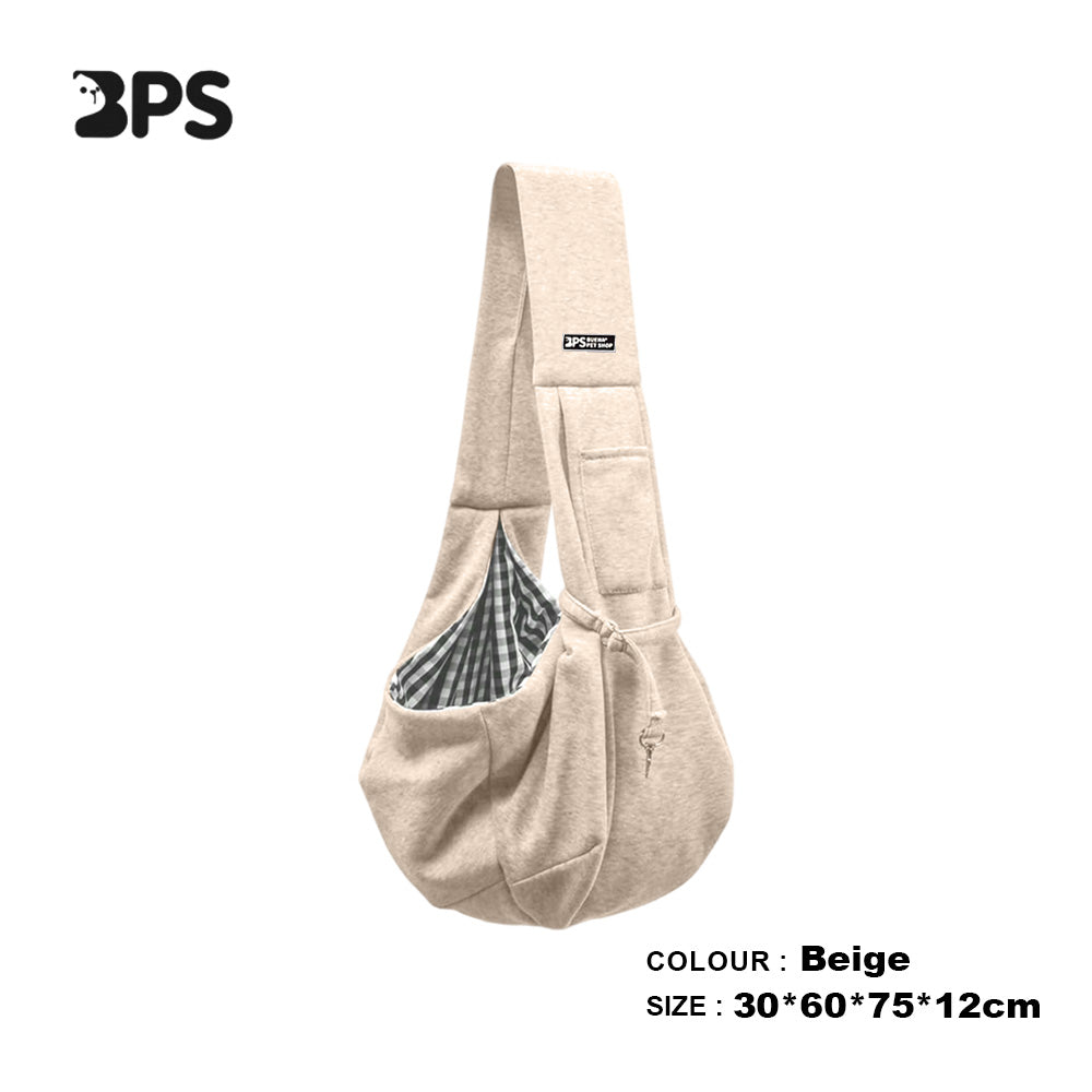 Comfortable Cotton Dog Bag Pet Out Crossbody Shoulder Bag Outdoor Travel Portable Cat Puppy Sling Bag Pet Carrying Supplies